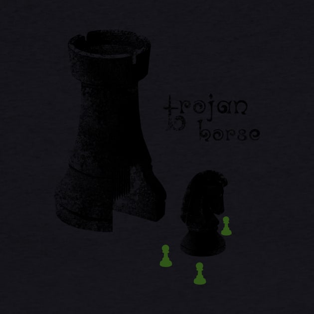 chess rook- trojan horse by gazonula